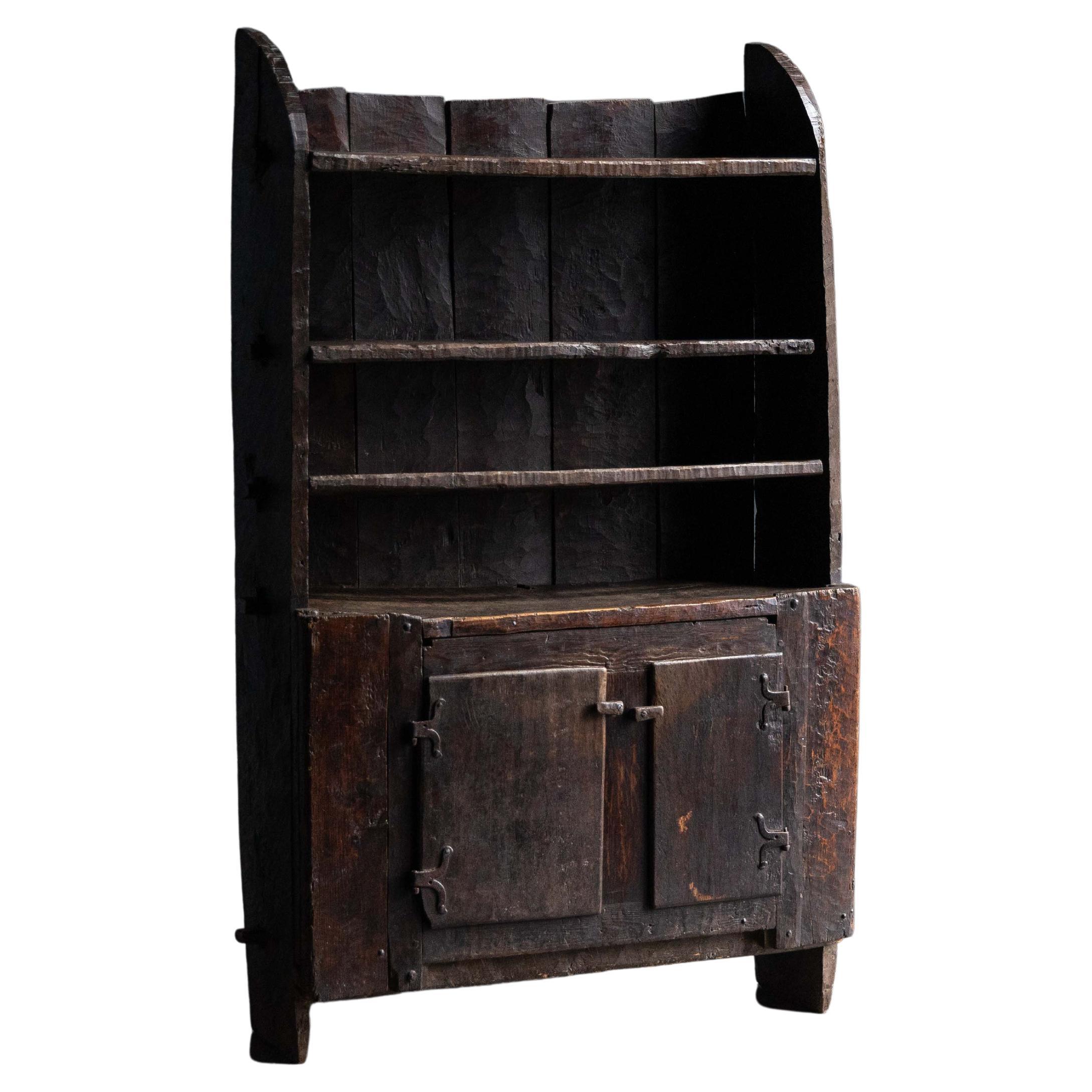 Antique Rustic Cabinet, France, Early 18th Century