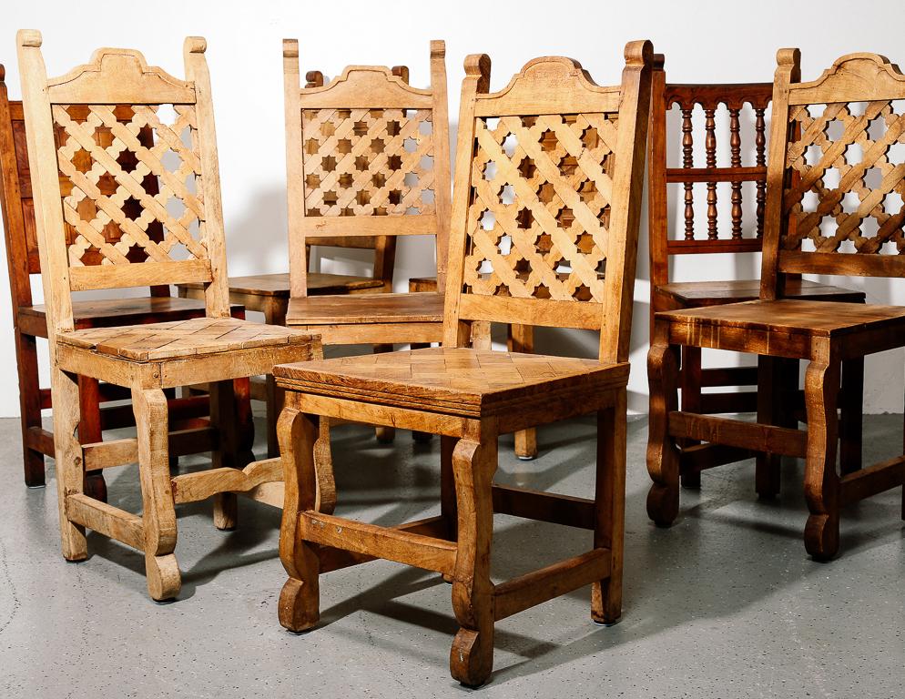 Wood Antique Rustic Chairs
