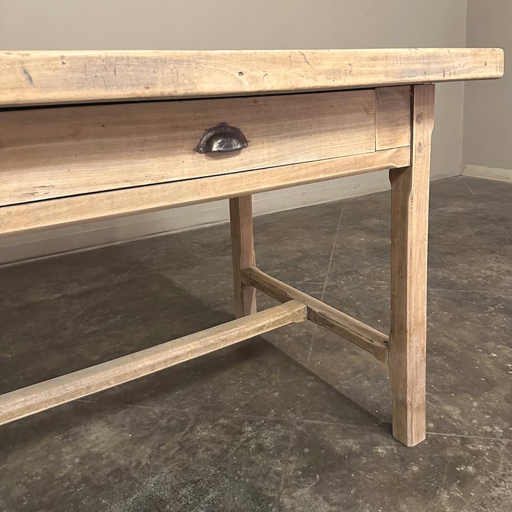 Antique Rustic Country French Cherrywood Table ~ Desk For Sale 4