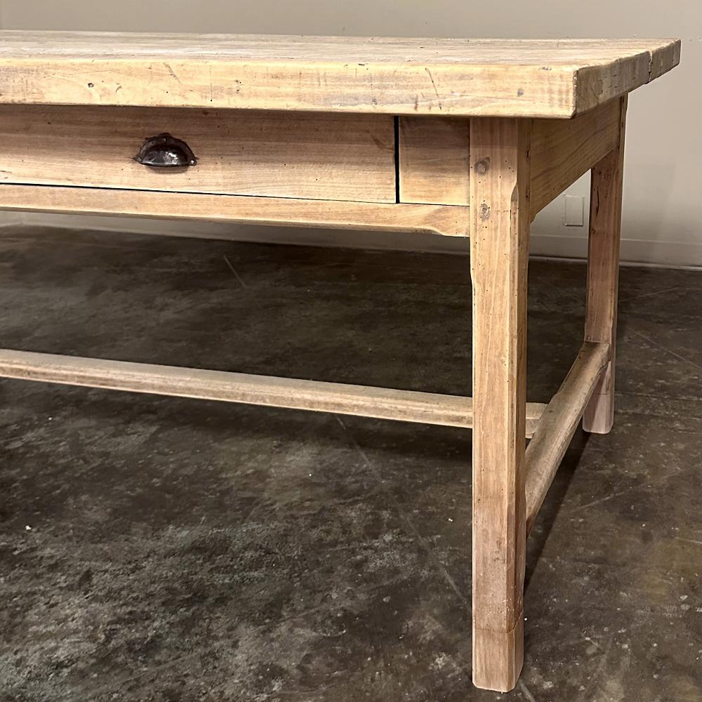 Antique Rustic Country French Cherrywood Table ~ Desk For Sale 6