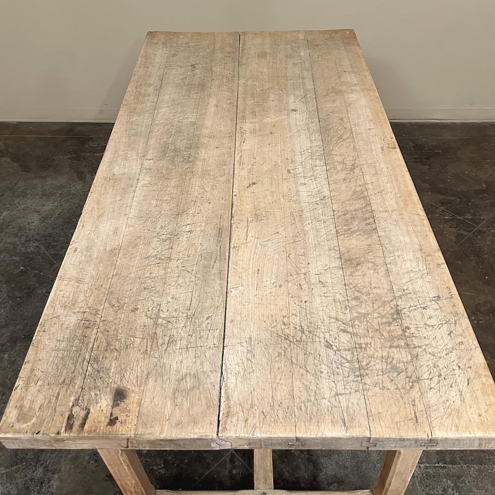 Antique Rustic Country French Cherrywood Table ~ Desk For Sale 1