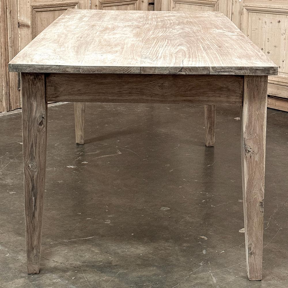 Antique Rustic Country French Desk ~ Dining Table in Sycamore For Sale 8