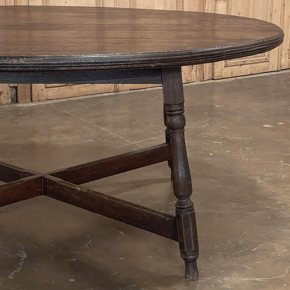 Antique Rustic Country French Oval Dining Table ~ Breakfast Table 3