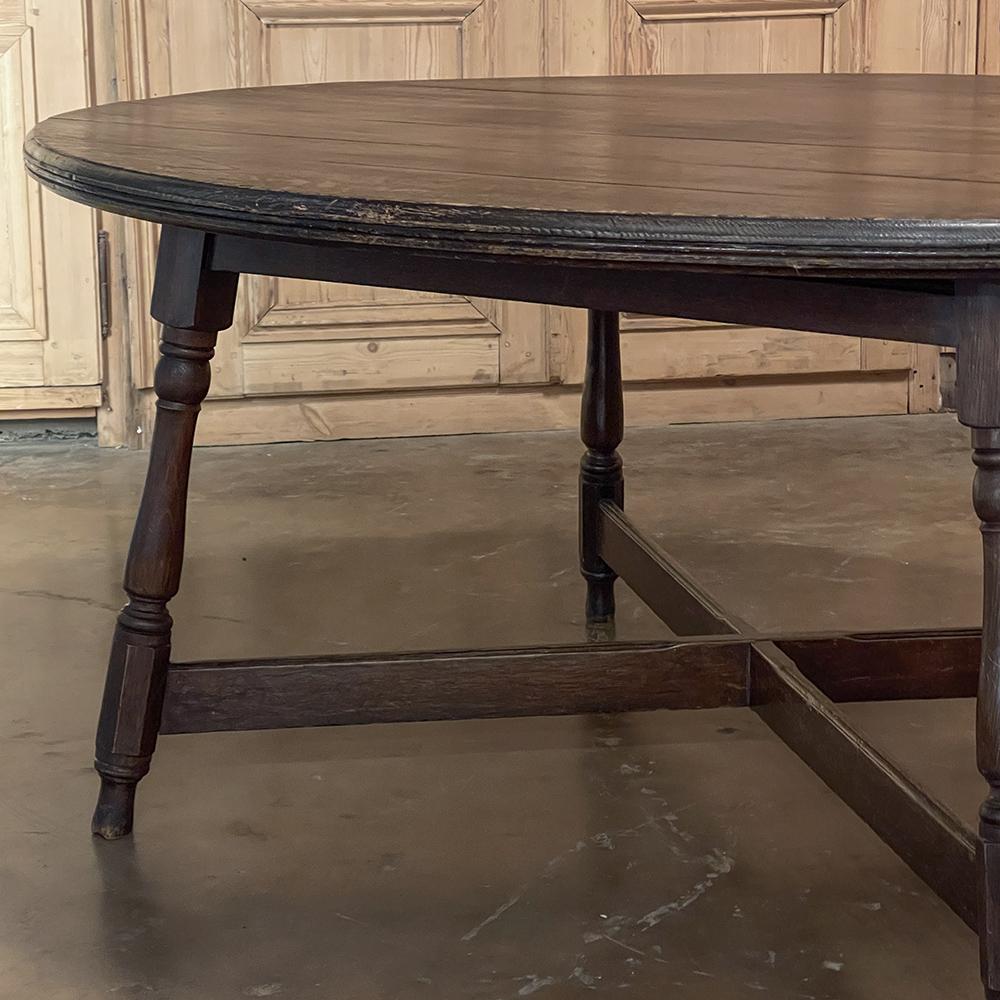 Antique Rustic Country French Oval Dining Table ~ Breakfast Table 7