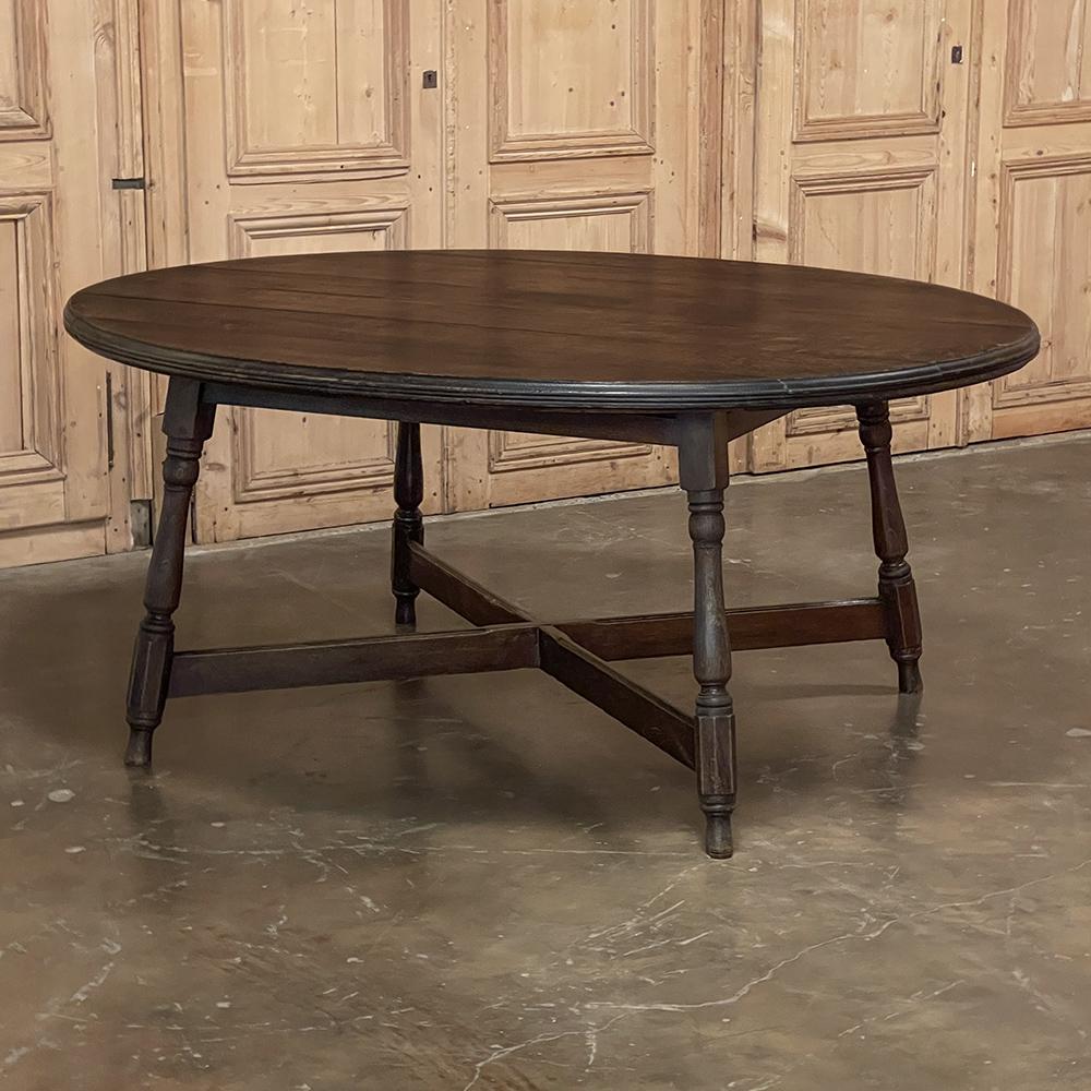 Antique Rustic Country French Oval Dining Table ~ Breakfast Table 8