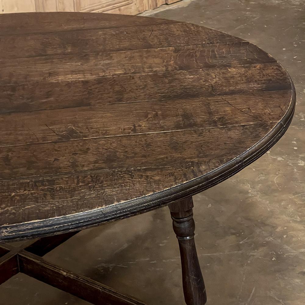 Antique Rustic Country French Oval Dining Table ~ Breakfast Table 1