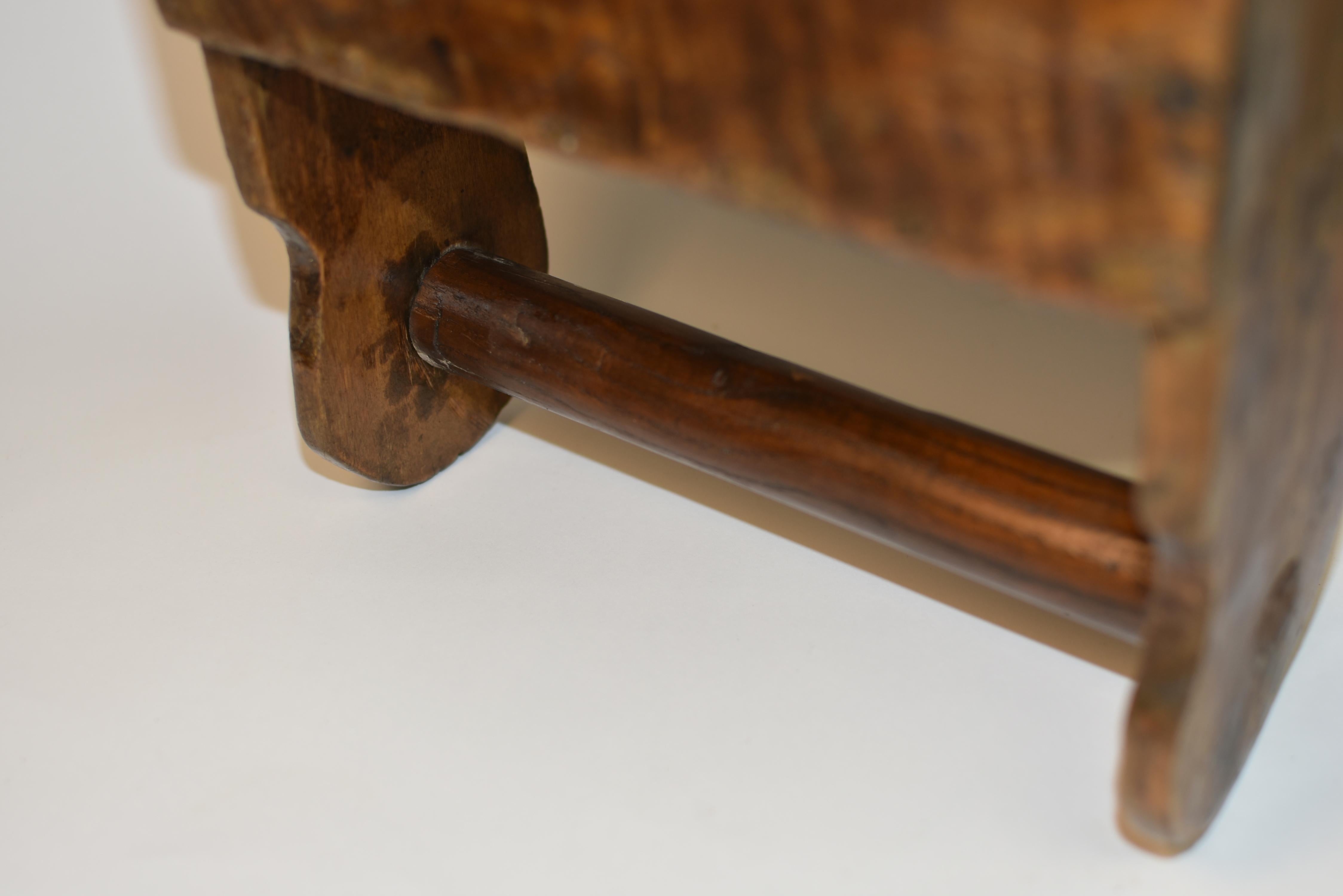 Antique Rustic Country Utensil and Towel Holder For Sale 7