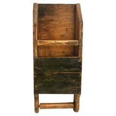 Antique Rustic Country Utensil and Towel Holder