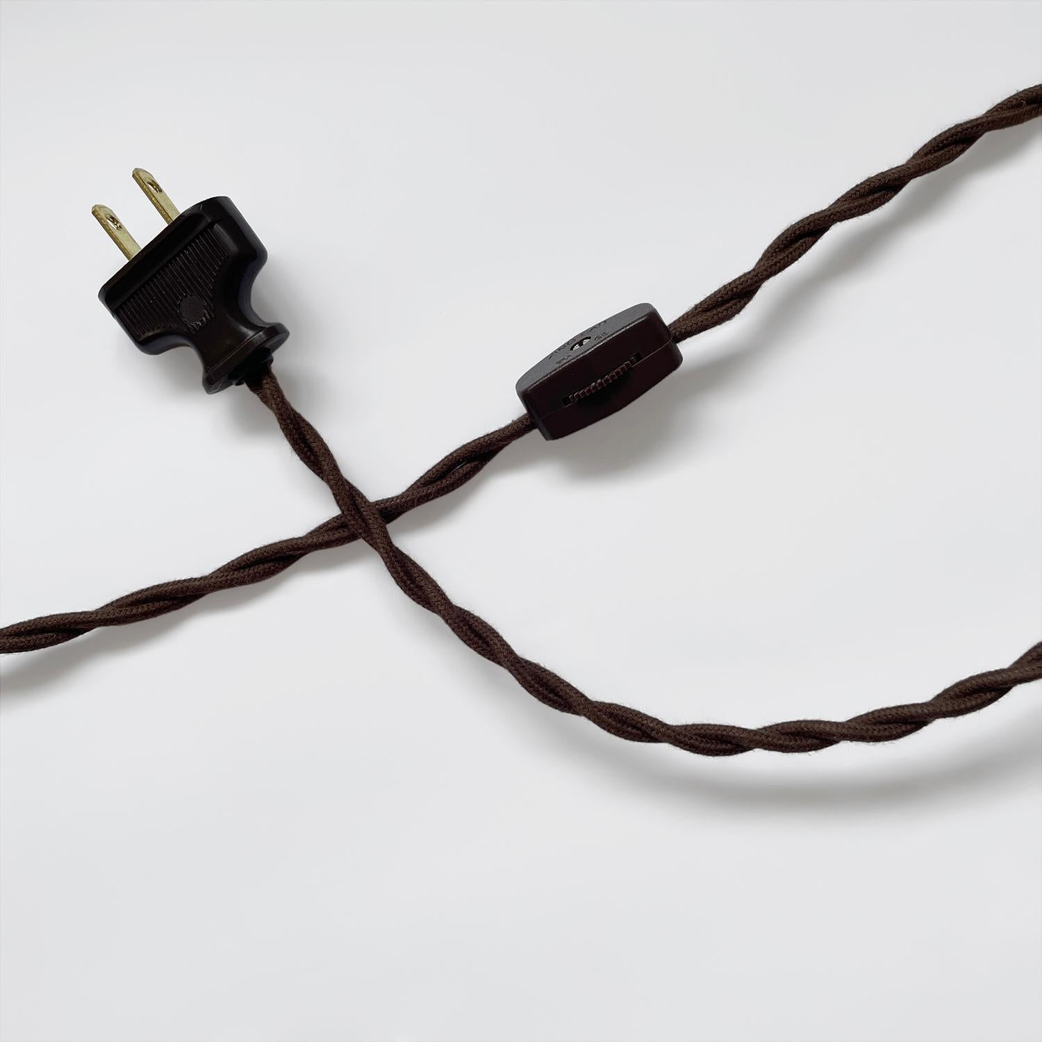 Applique in metallo antico e rustico Demilune - cablato per gli Stati Uniti - plug in in vendita 7