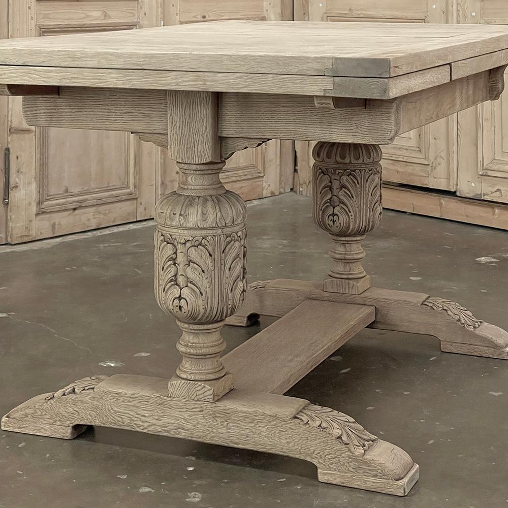 Antique Rustic Dutch Draw Leaf Dining Table ~ Breakfast Table For Sale 6