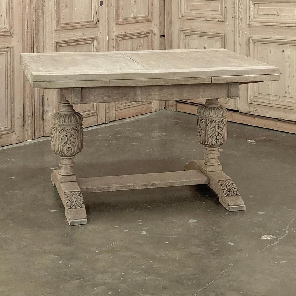 Antique Rustic Dutch Draw Leaf Dining Table ~ Breakfast Table For Sale 10