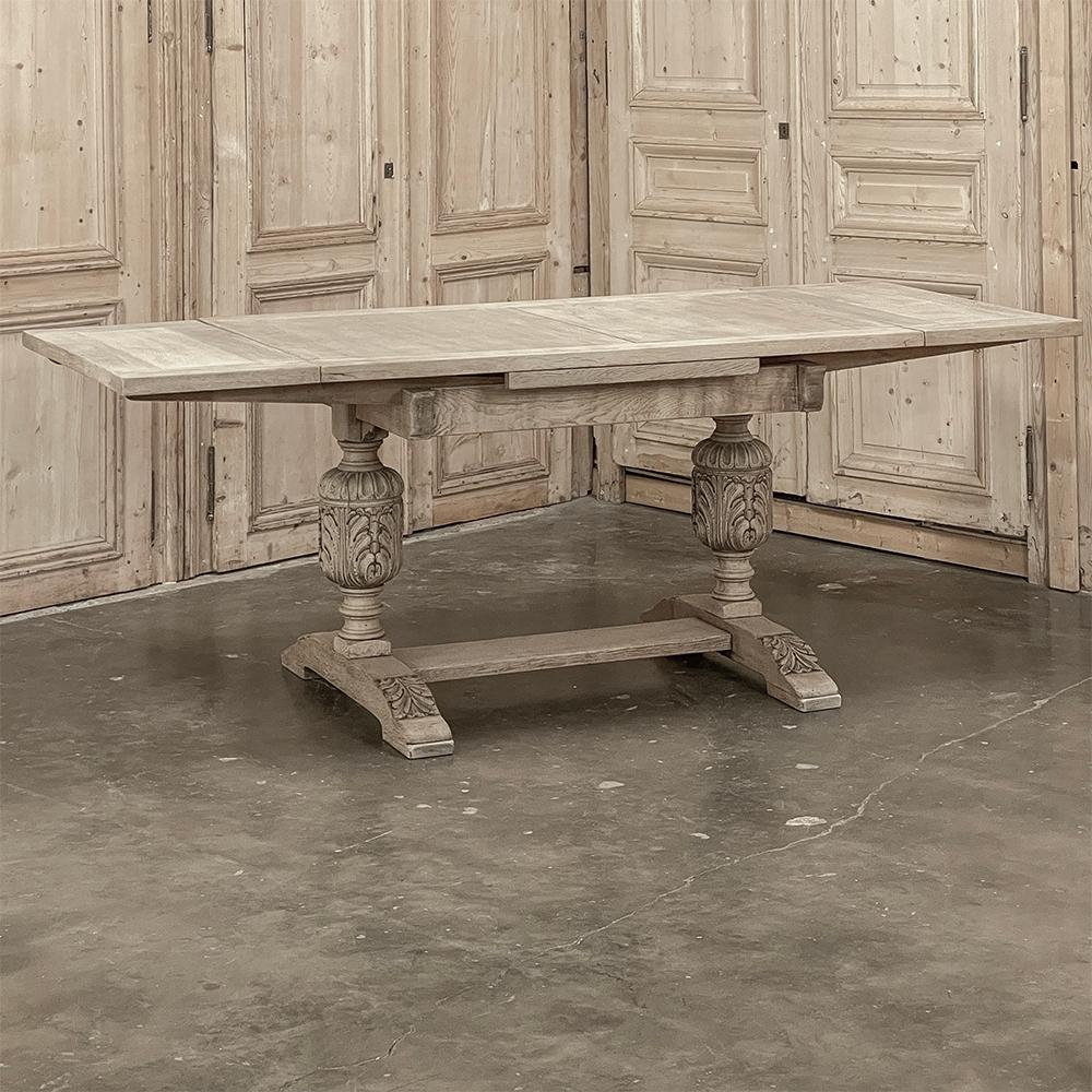 20th Century Antique Rustic Dutch Draw Leaf Dining Table ~ Breakfast Table For Sale