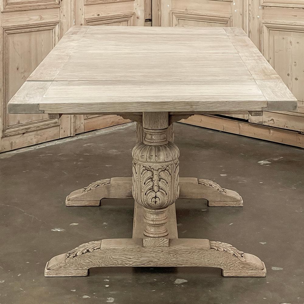 Table de salle à manger hollandaise rustique antique à rallonge ~ Table de petit déjeuner en vente 1