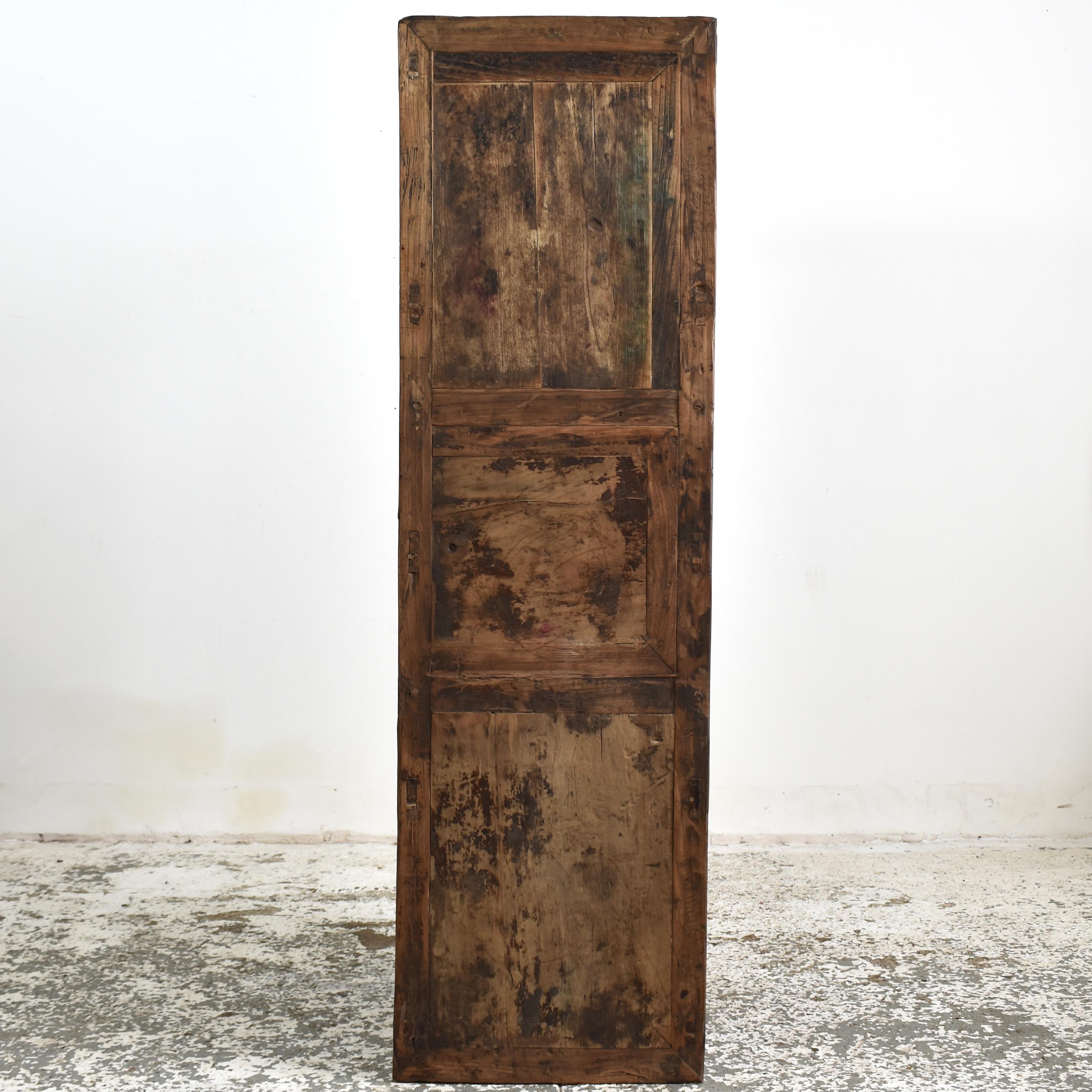 Antique Rustic Elm Haberdashery Kitchen Island Storage Sideboard 2