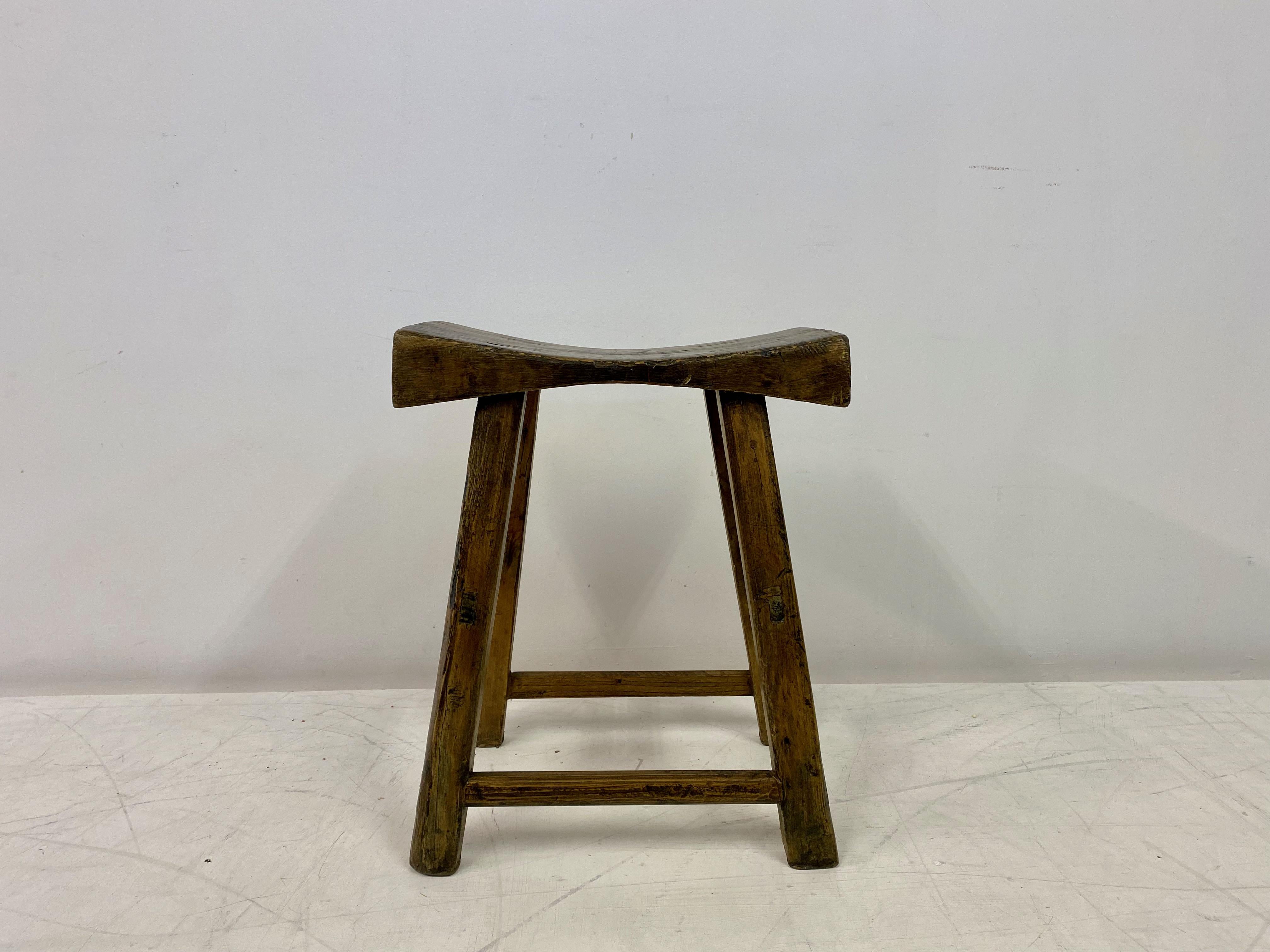 Rustic stool

Elm

Visible joints

Great patina

19th century or earlier.