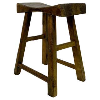 Handmade Rustic Tree Stump Stool at 1stDibs