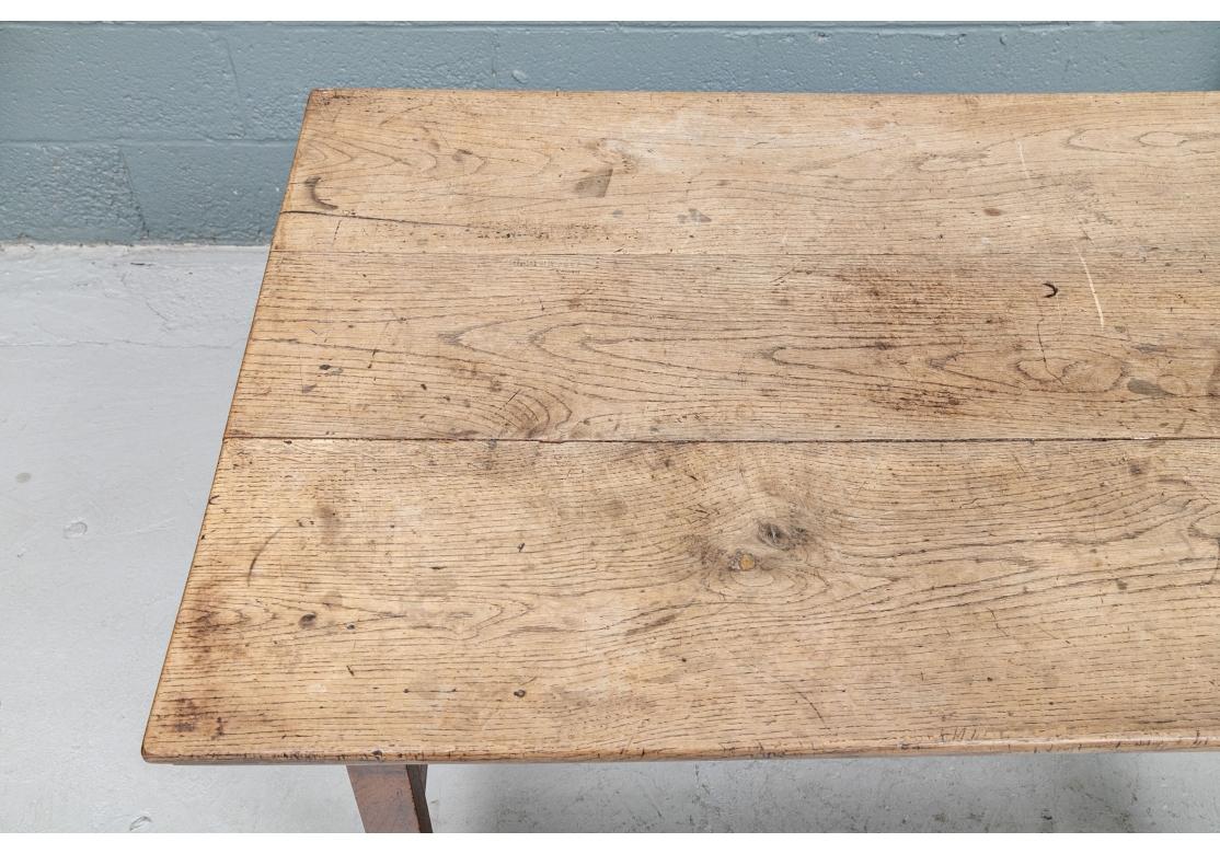 19th Century Antique Rustic English Tavern Table For Sale