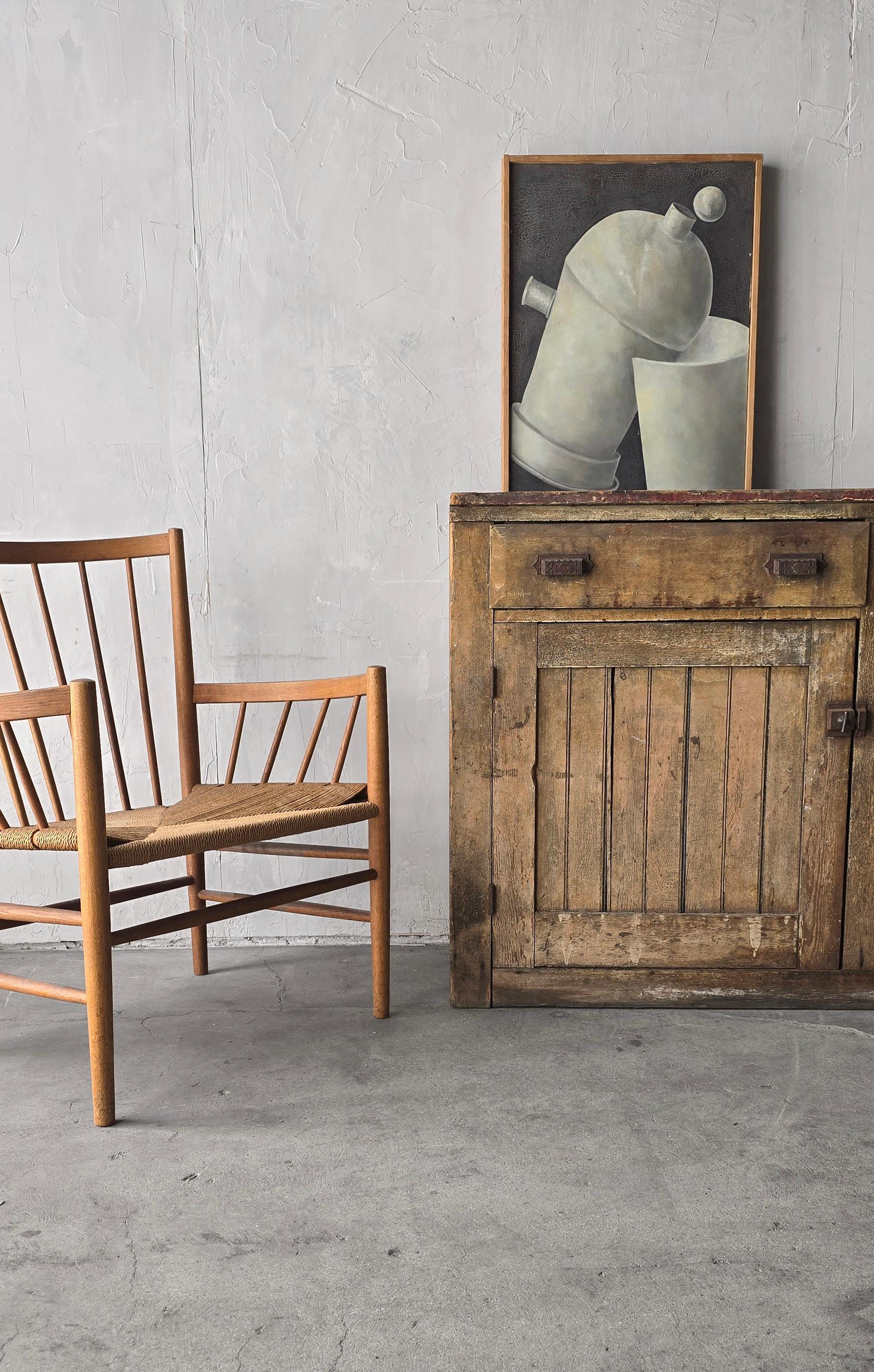 Rustique Buffet européen rustique antique de style Wabi Sabi en vente