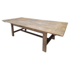 Antique Rustic Farm House Style Shanxi Provenance Elmwood Dining Table