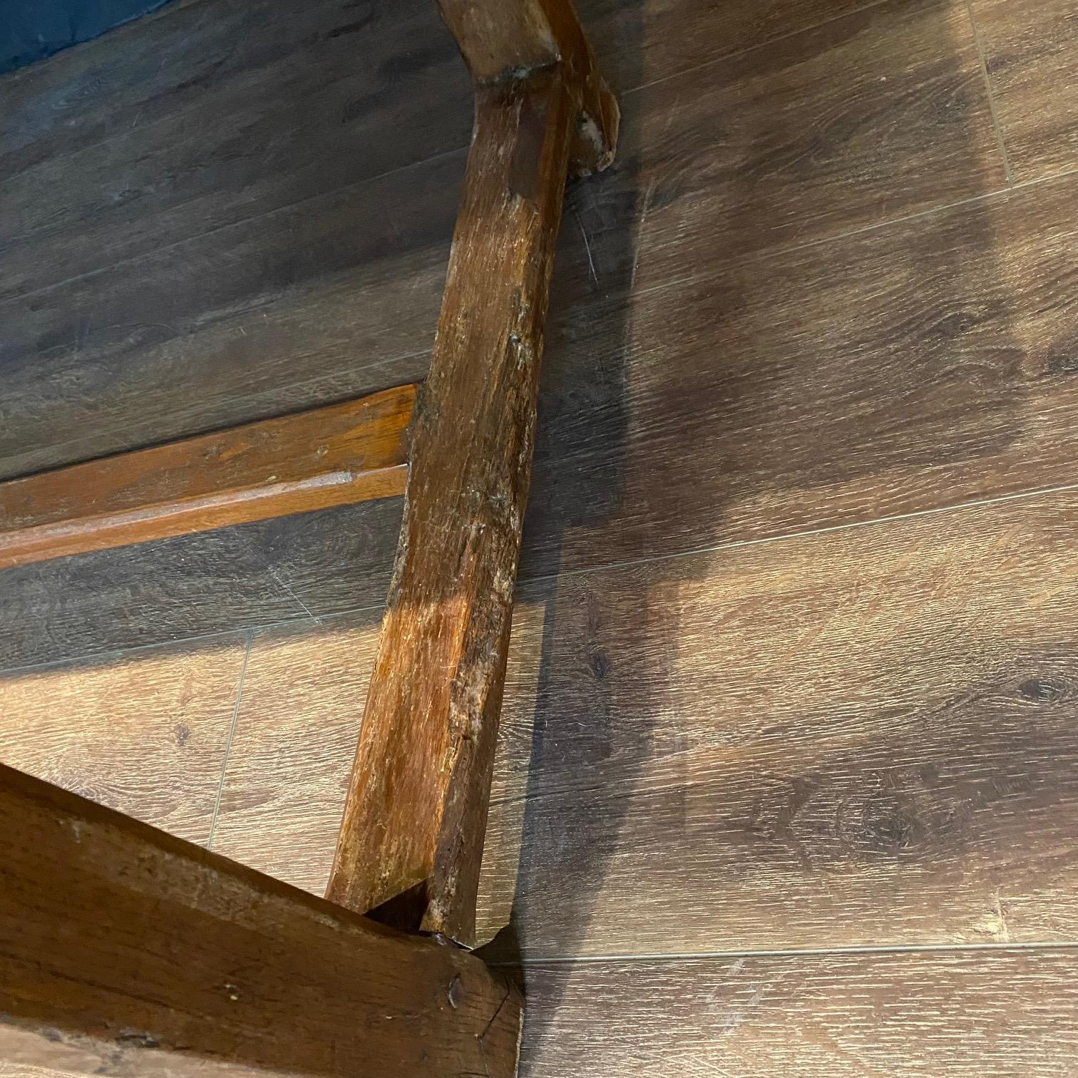 Chêne Antique Rustic French Farmhouse Oak Dining Table en vente