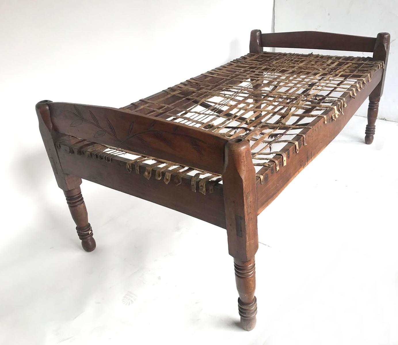 antique wooden daybed