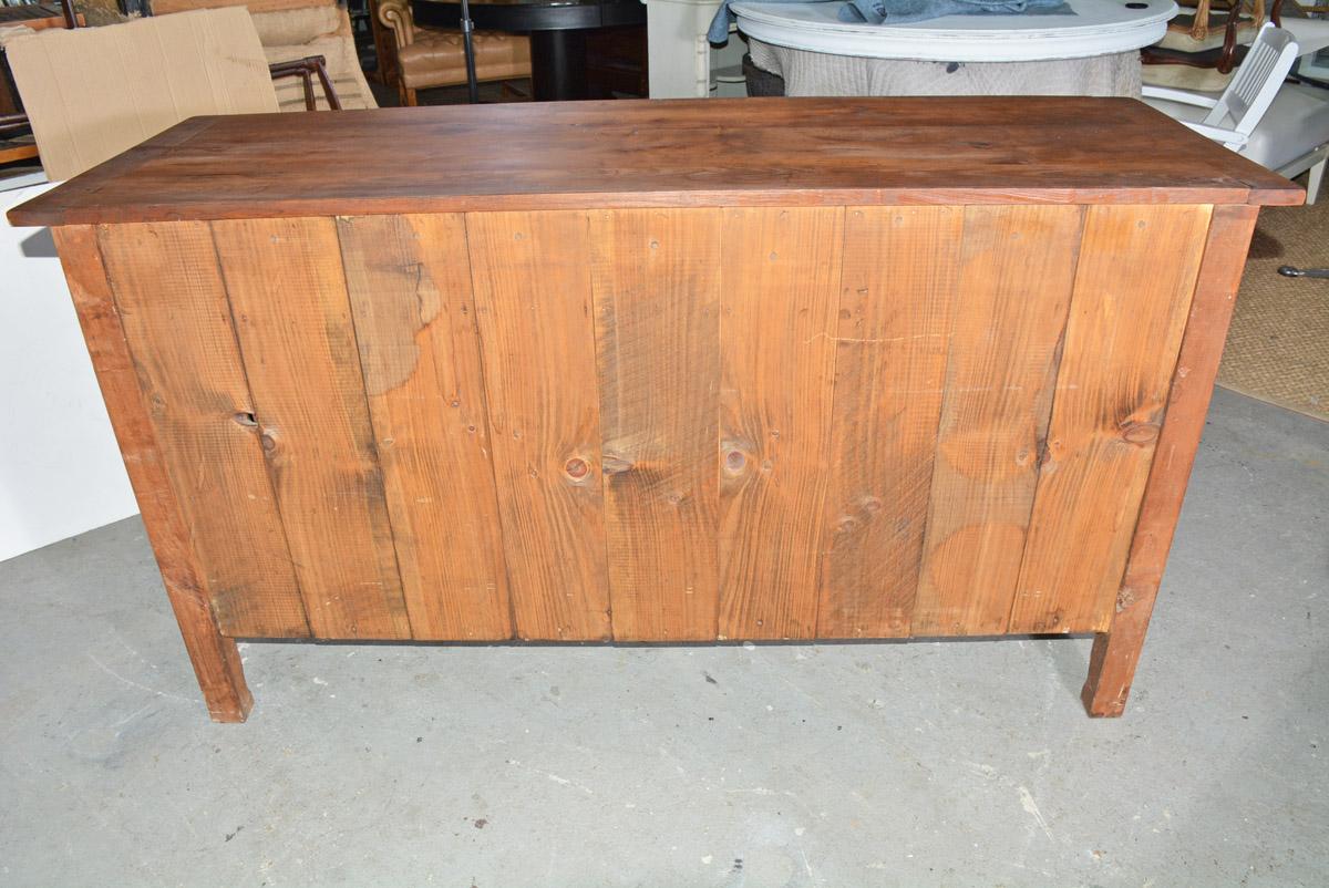 Antique Rustic Louis XV Style French Provincial Sideboard For Sale 2