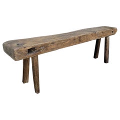 Antique Rustic Low Carpenter's Bench