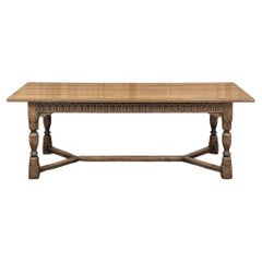 Antique Rustic Oak Dining Table