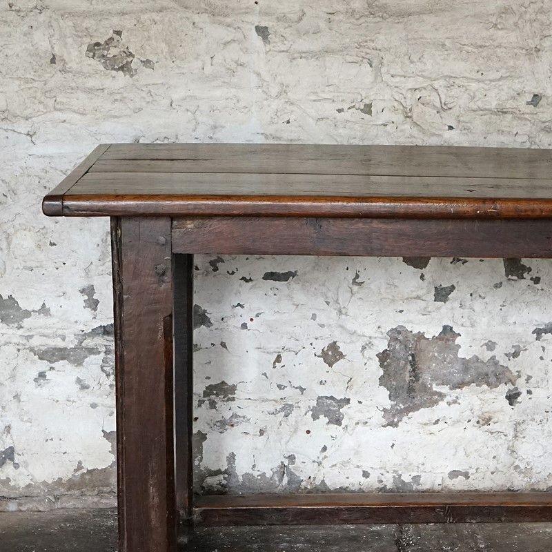 Antique Rustic Oak Refectory Farmhouse Dining Table, 18th Century 2