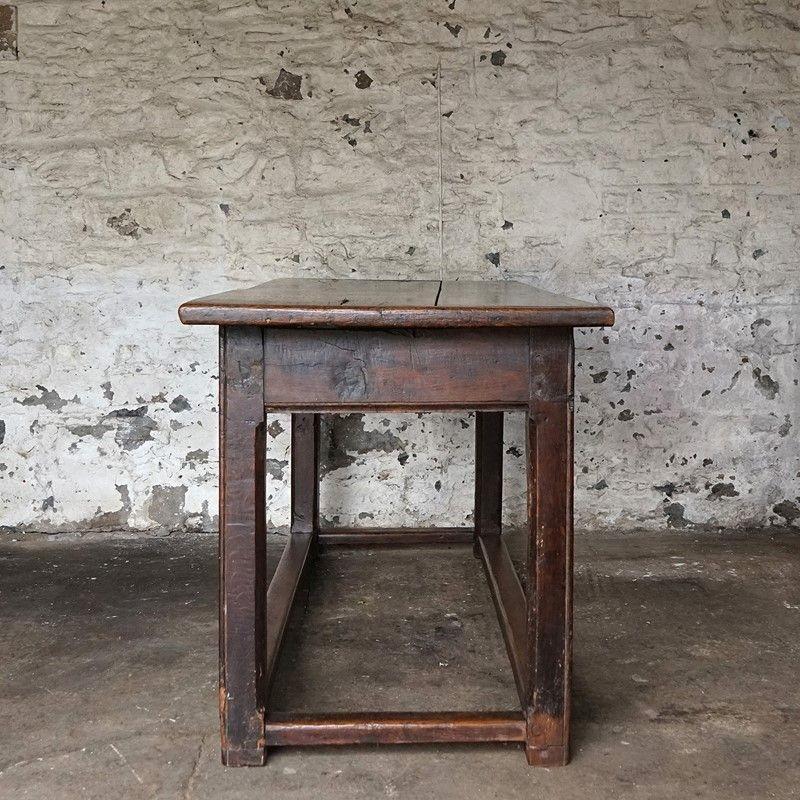 Antique Rustic Oak Refectory Farmhouse Dining Table, 18th Century 3