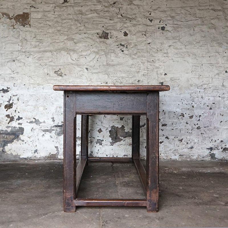 Antique Rustic Oak Refectory Farmhouse Dining Table, 18th Century 4