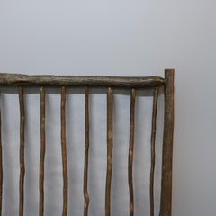 Antique Rustic Old Hickory School Adirondack Stick Form Queen Headboard, 20th C
