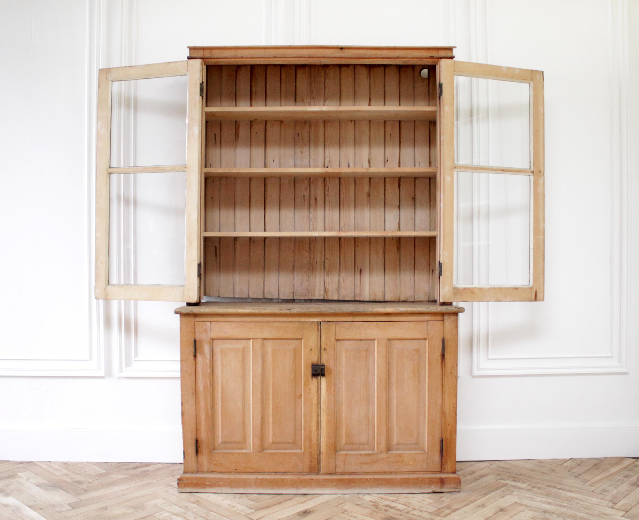 vintage pine cabinet