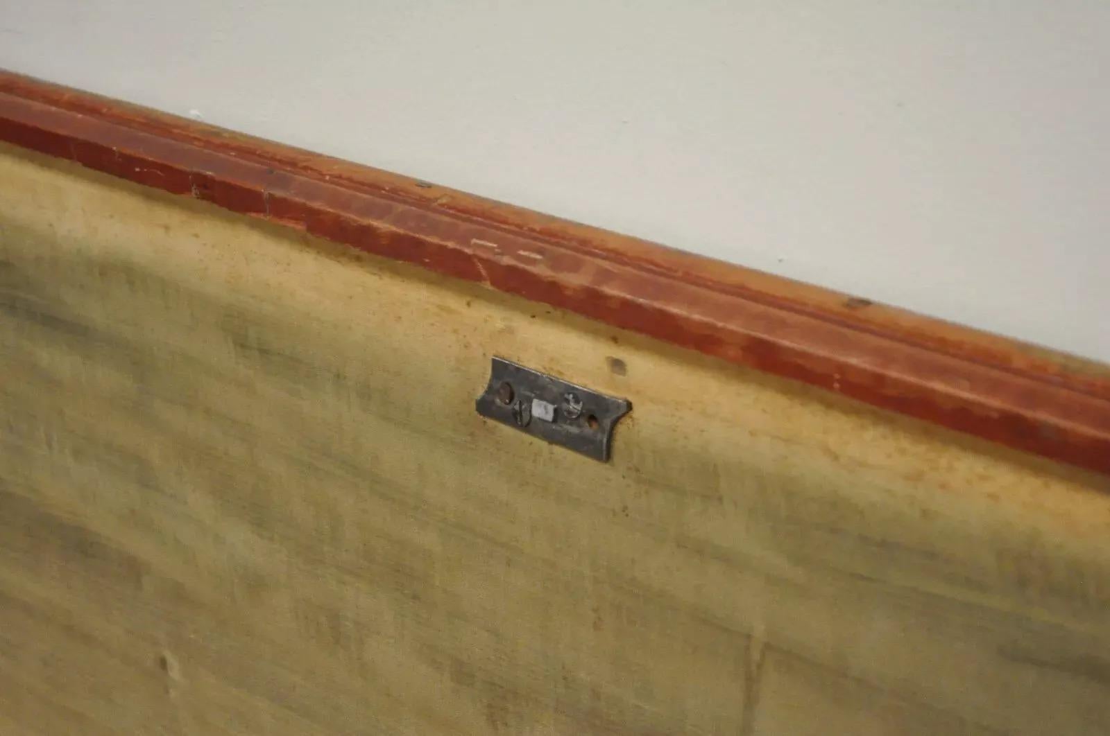 Antike rustikale primitive Pennsylvania Dovetailed Red Painted Deckentruhe, Rustikale Primitive im Angebot 4