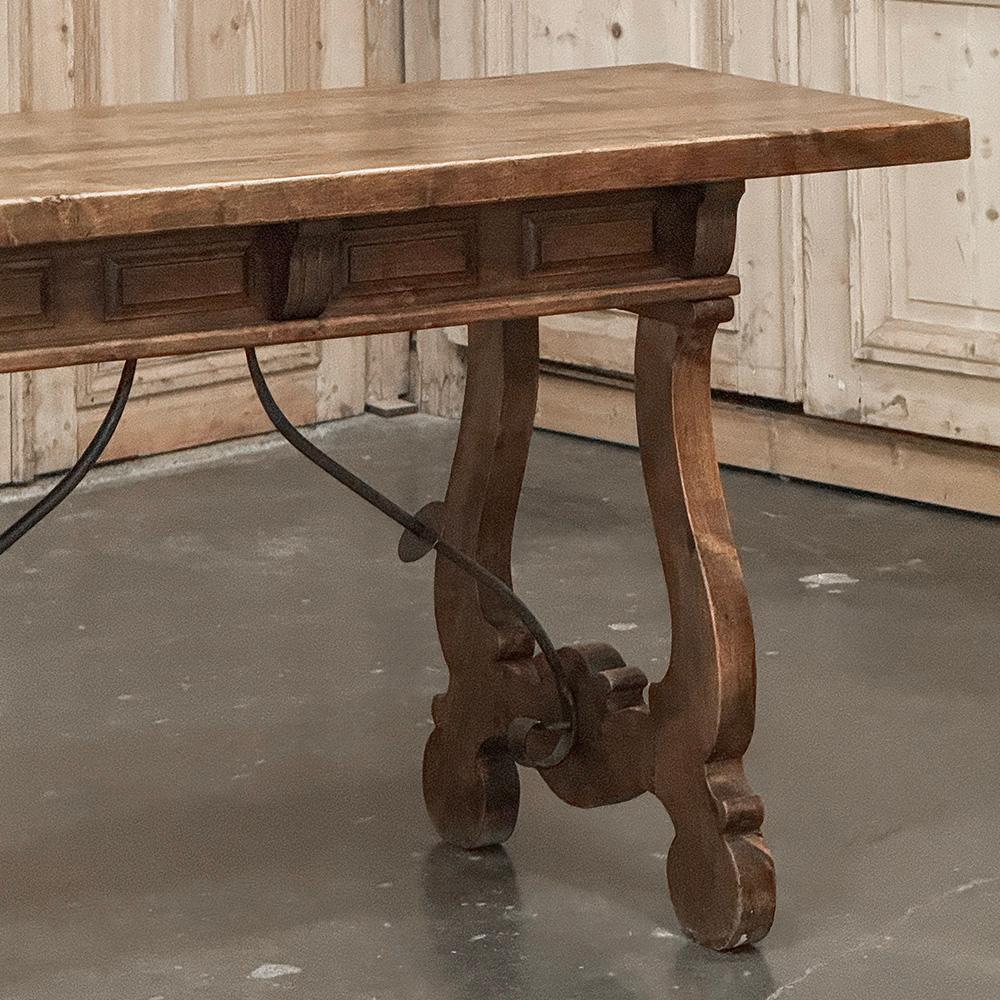 Antiker rustikaler spanischer Schreibtisch ~ Konsole ~ Sofatisch im Angebot 4