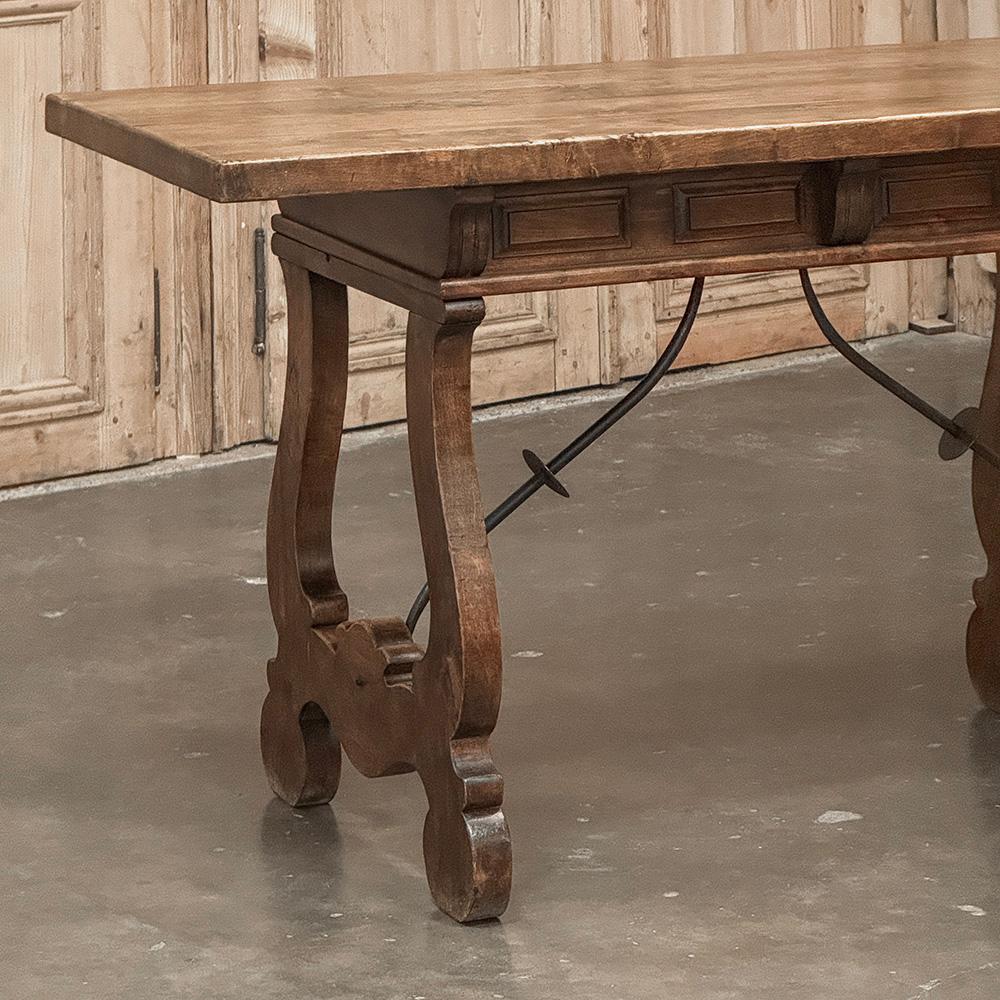 Antiker rustikaler spanischer Schreibtisch ~ Konsole ~ Sofatisch im Angebot 9
