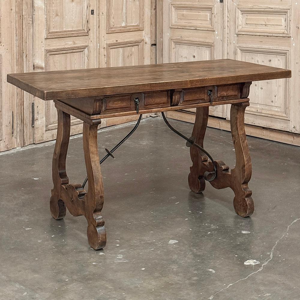 Antiker rustikaler spanischer Schreibtisch ~ Konsole ~ Sofatisch (Spanisch Kolonial) im Angebot