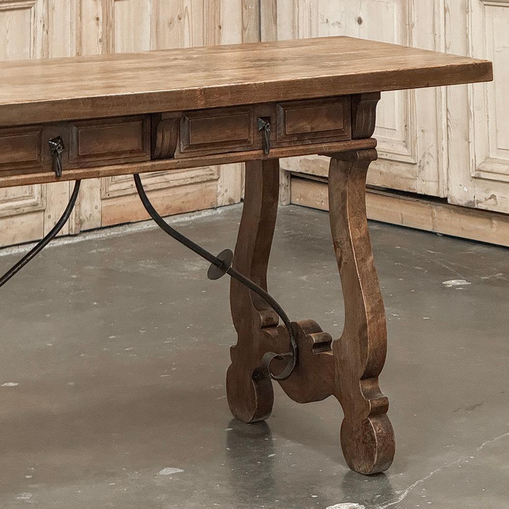 Antiker rustikaler spanischer Schreibtisch ~ Konsole ~ Sofatisch im Zustand „Gut“ im Angebot in Dallas, TX