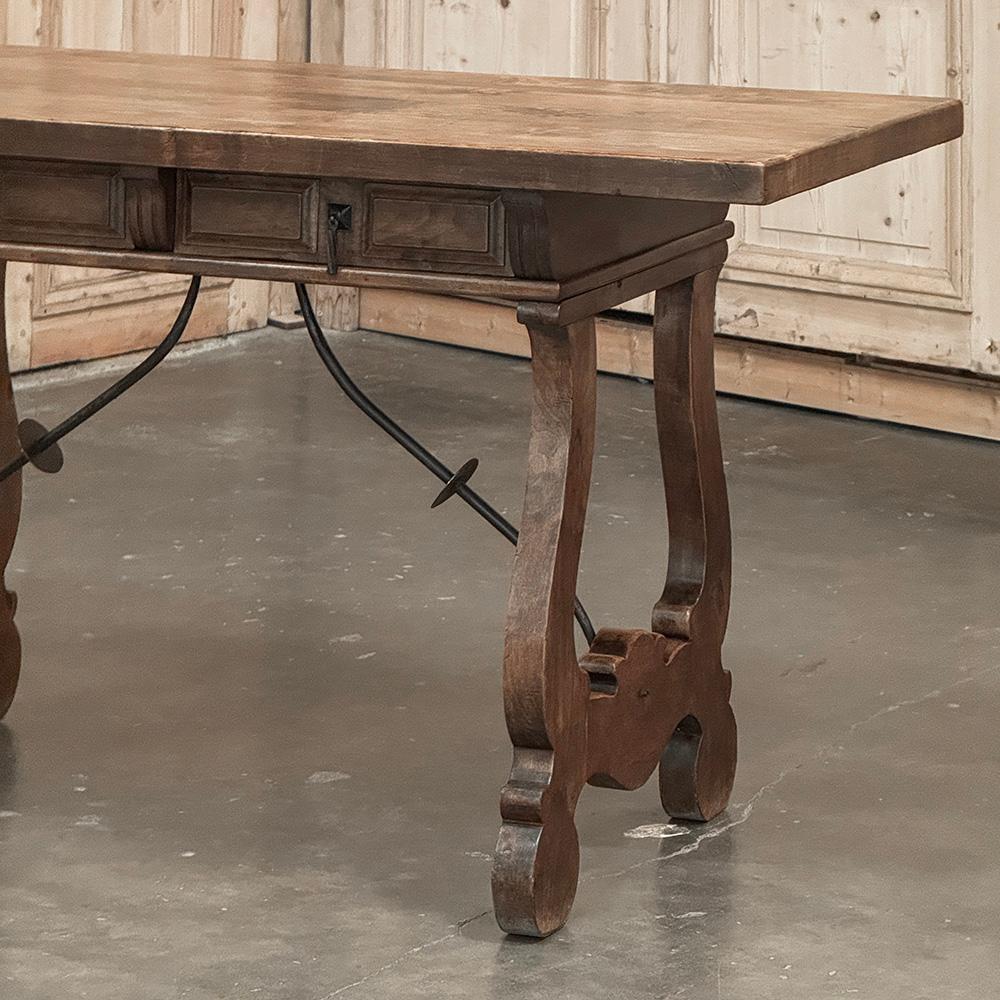 Antiker rustikaler spanischer Schreibtisch ~ Konsole ~ Sofatisch (20. Jahrhundert) im Angebot