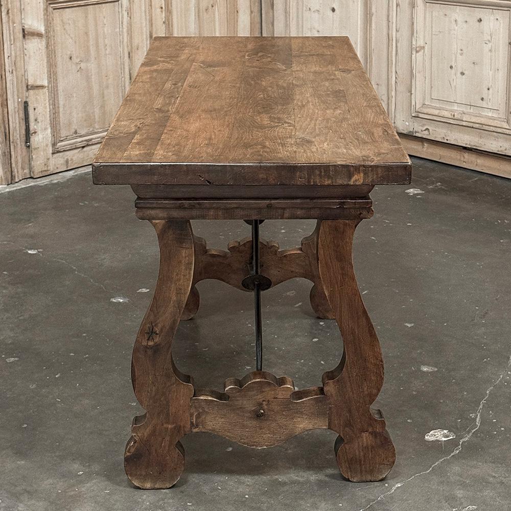 Antiker rustikaler spanischer Schreibtisch ~ Konsole ~ Sofatisch im Angebot 1