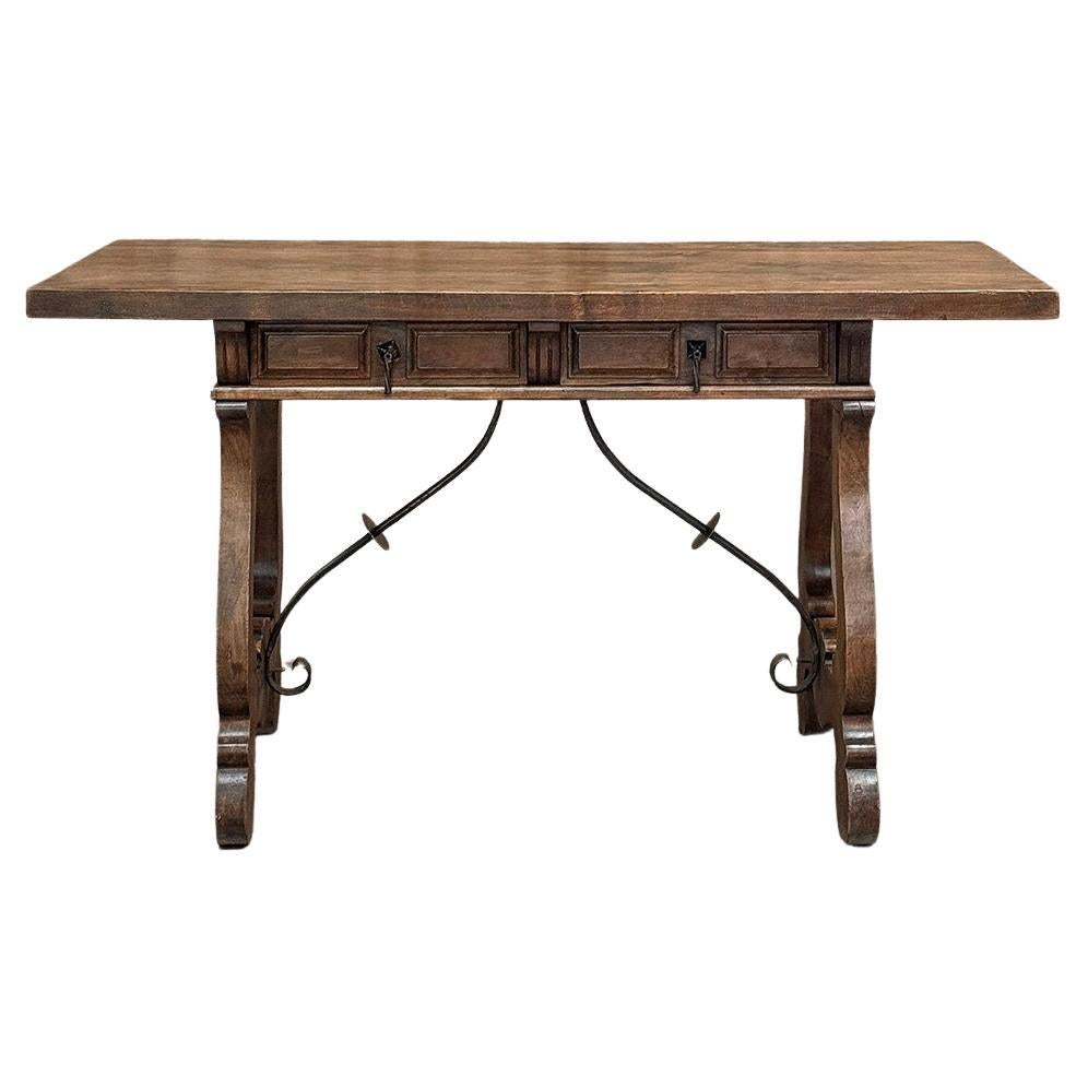 Antiker rustikaler spanischer Schreibtisch ~ Konsole ~ Sofatisch im Angebot