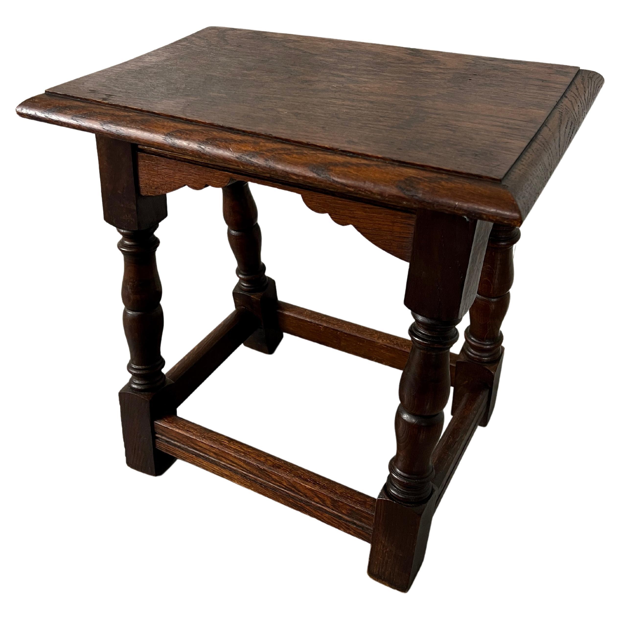 Antique Rustic Stool / Table For Sale