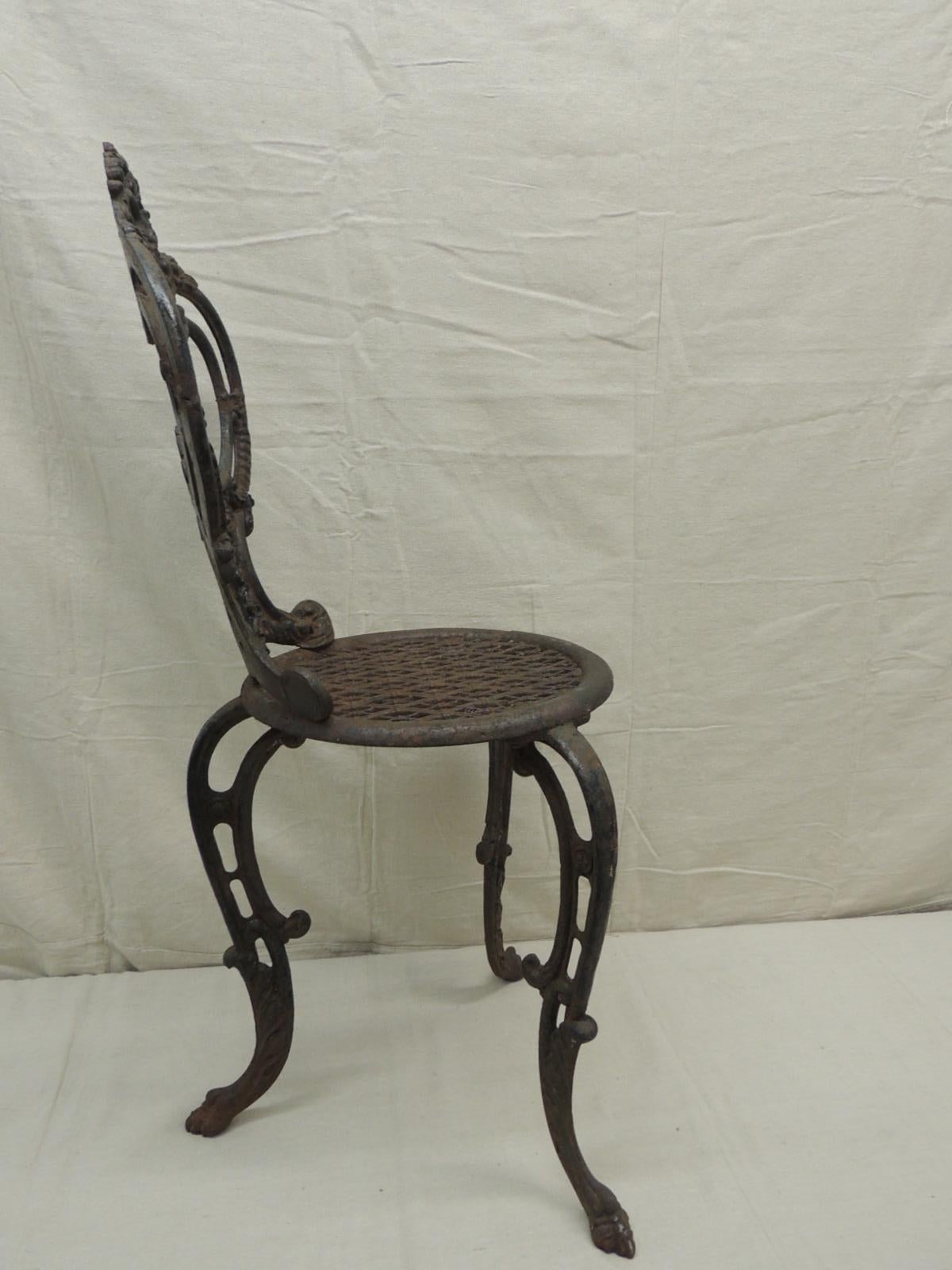 Hand-Crafted Antique Rustic Victorian Garden Chair