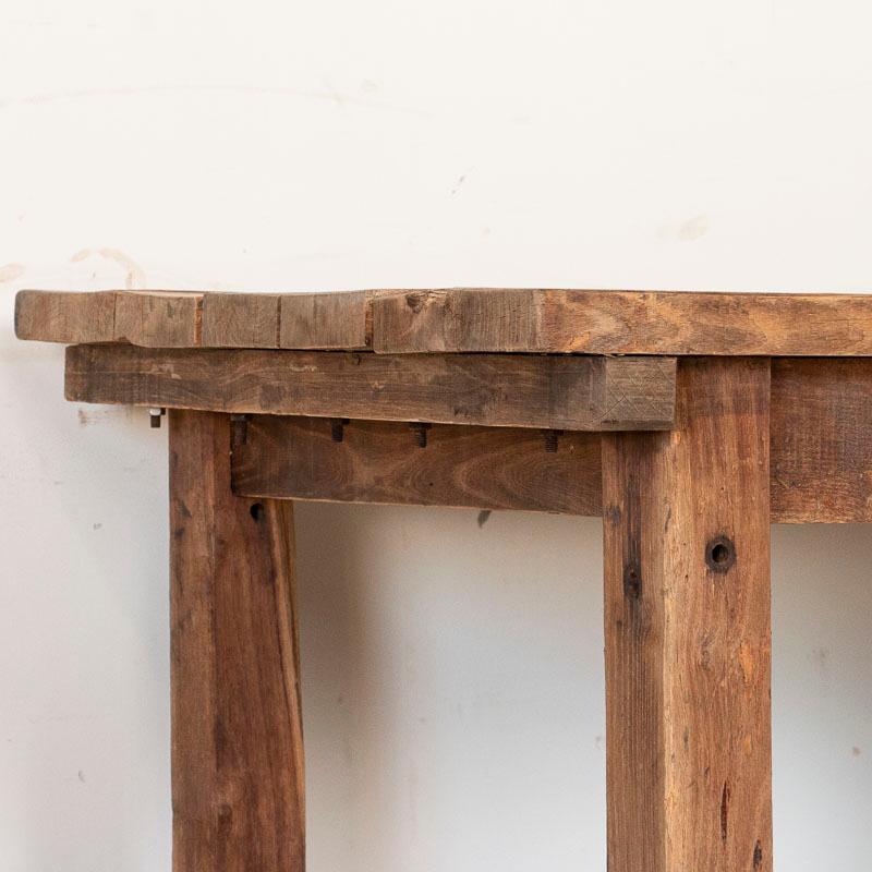 Swedish Antique Rustic Work Table Kitchen Island