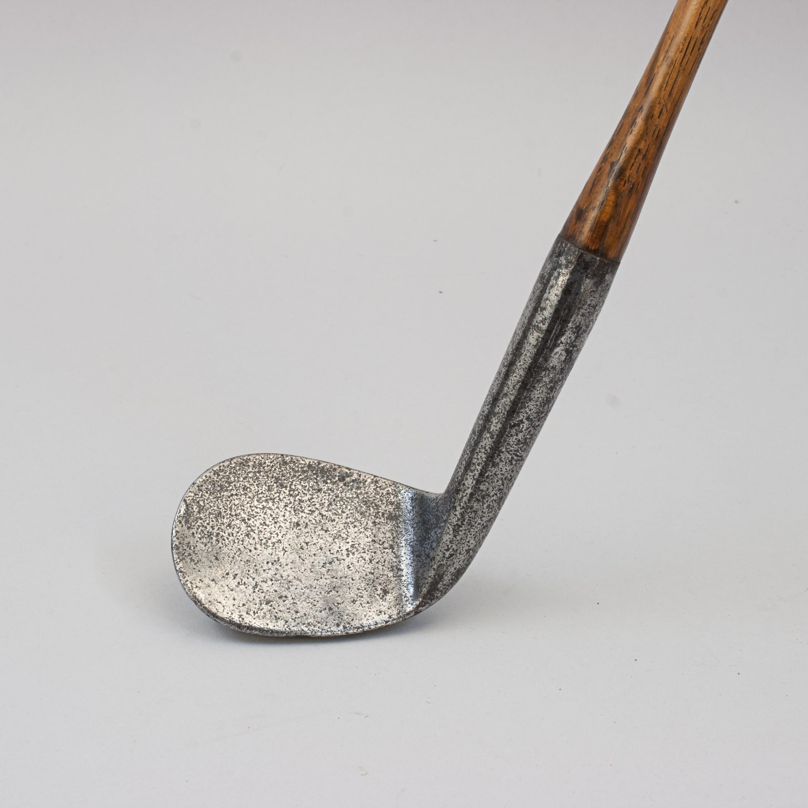 Antique Rut Niblick, Hickory Shafted Golf Club For Sale 2