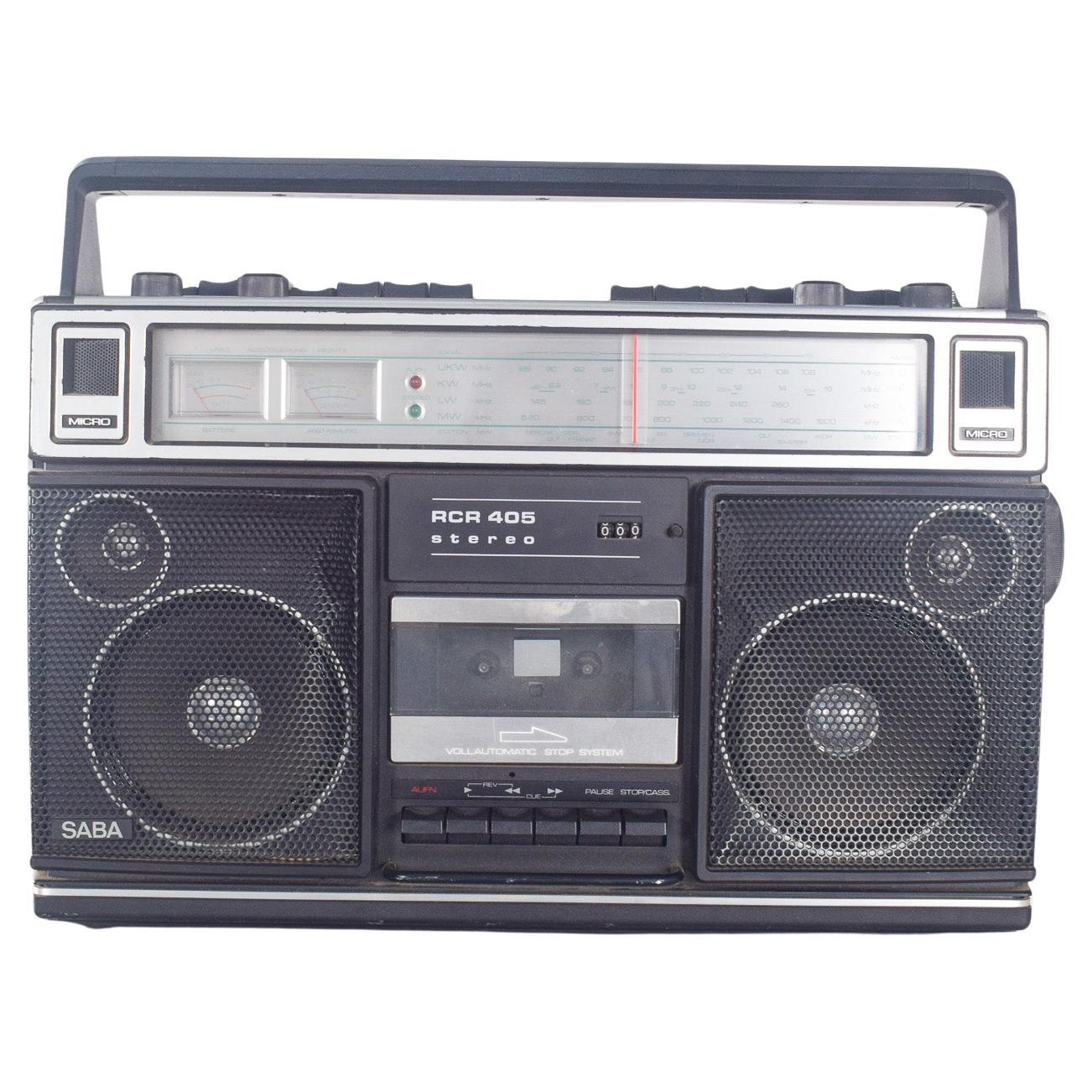 Antique SABA RCR 405 Portable Cassette Radio