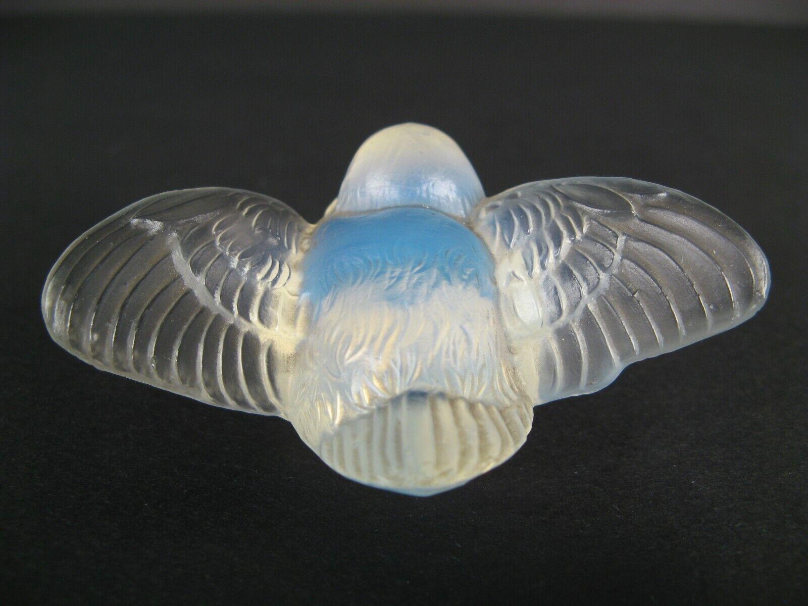 Antique Sabino France Opalescent Glass Figurine of a Bird - 1Y127 3