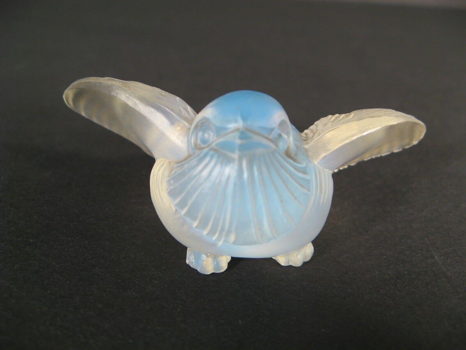 Empire Antique Sabino France Opalescent Glass Figurine of a Bird - 1Y127