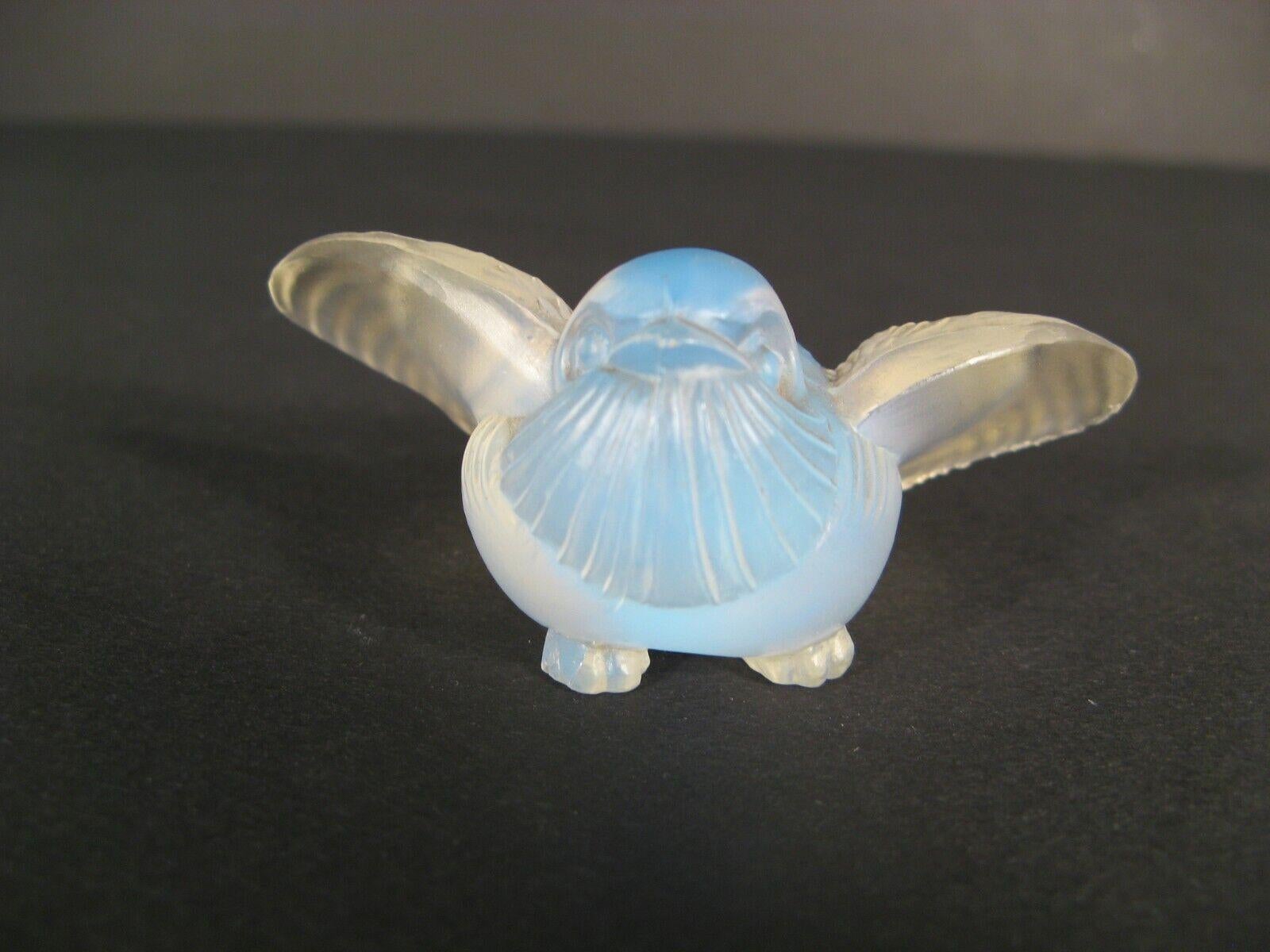 Antique Sabino France Opalescent Glass Figurine of a Bird - 1Y127 2