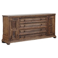 Antique Sacristy Chest From Italy, Circa 1750